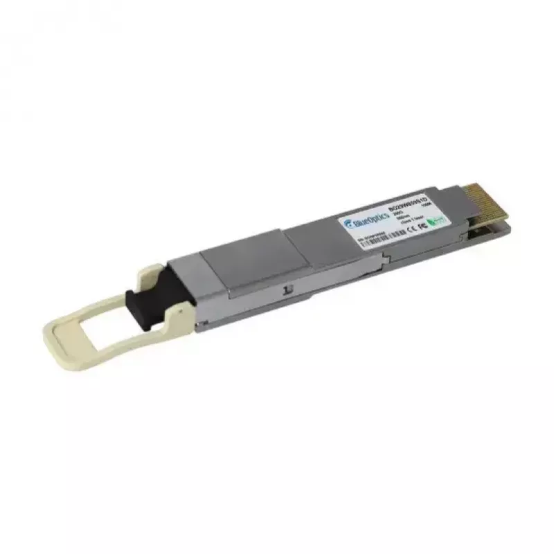 Verkon lähetin-vastaanotinmoduuli BlueOptics QDD-2X100-SR4-S-BO QSFP-DD 200000 Mbit/s 850 nm 100 m hopea