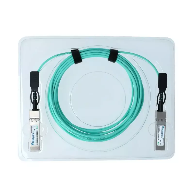 BlueOptics SFP-25G-D-AOC-25M-BO SFP28 aktiivinen optinen kaapeli, 25 m, aqua