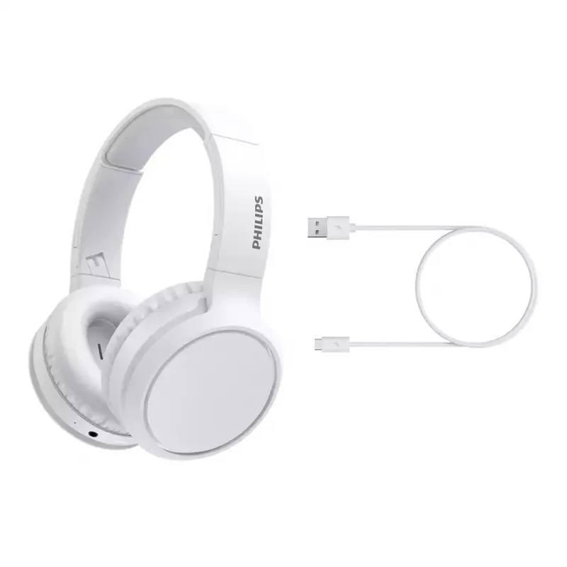 Philips TAH5205WT/00 langattomat korvia ympäröivät kuulokkeet mikrofonilla, valkoinen
