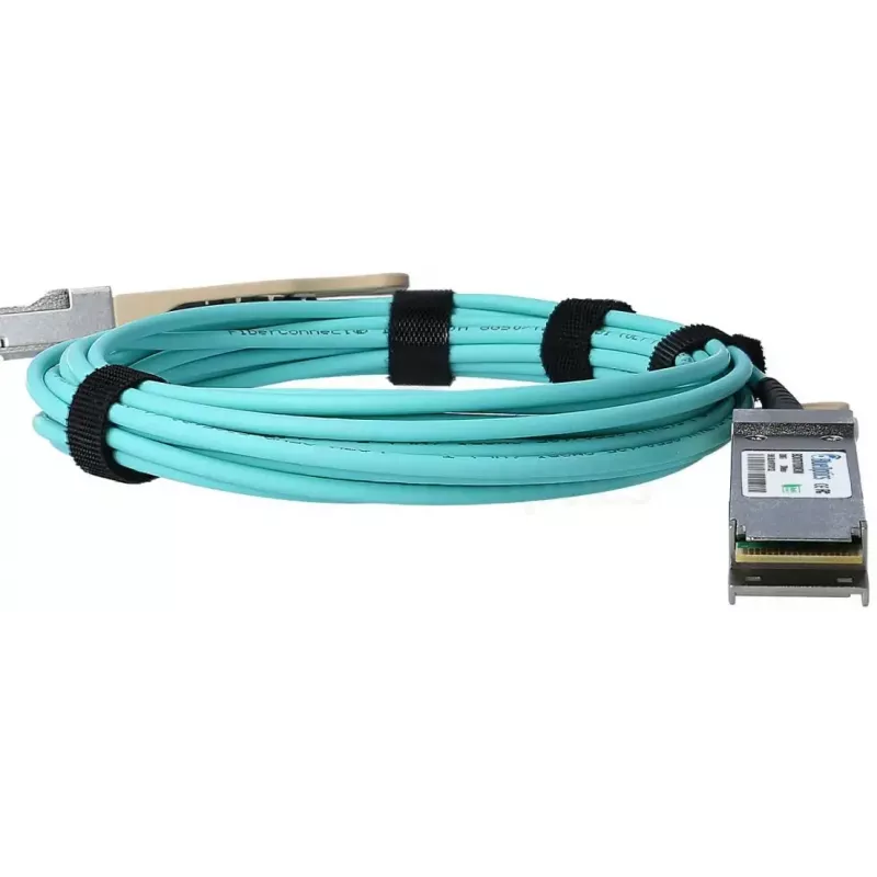 Kuitu-InfiniBand-kaapeli BlueOptics QSFP56–QSFP56 5 m, oranssi