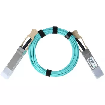 Kuitu-InfiniBand-kaapeli BlueOptics QSFP56–QSFP56 5 m, oranssi