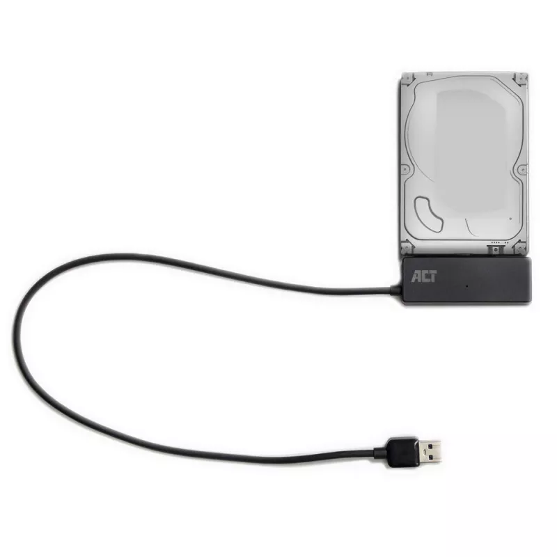 ACT USB 3.2 Gen1 - 2,5/3,5 tuuman SATA-adapterikaapeli SSD/HDD-asemille