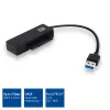 ACT USB 3.2 Gen1 - 2,5/3,5 tuuman SATA-adapterikaapeli SSD/HDD-asemille