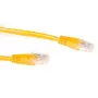 ACT keltainen 0,5 metriä U/UTP CAT6 patch-kaapeli RJ45-liittimillä