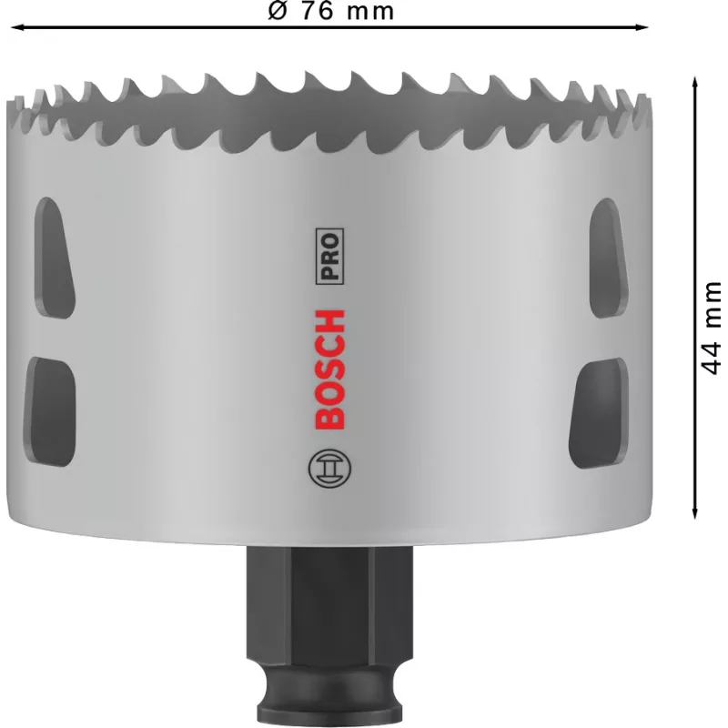 Reikäsaha Bosch PRO Multi Material PC Plus 44/76 mm yksittäinen poranterä