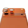 Kameransuoja PanzerGlass Fender iPhone 17 Pro Max, silikoni, Cosmic Orange, naarmu- ja iskunkestävä