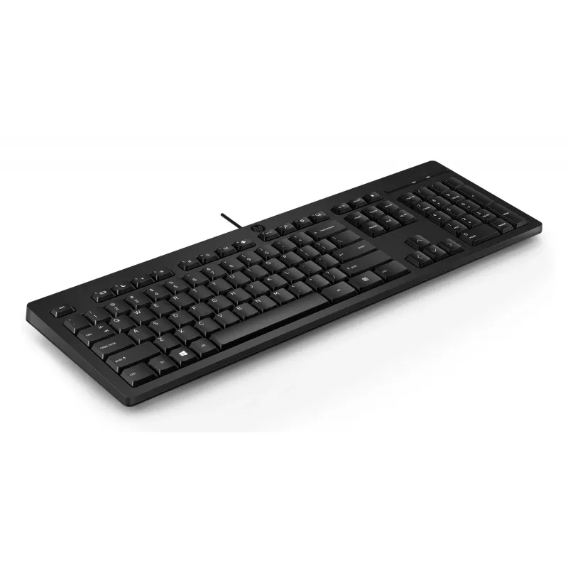 HP 125 johdollinen näppäimistö Full-Size USB kalvo QWERTY musta