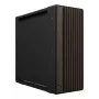 PC-kotelo ASUS ProArt PA602 Wood Edition Midi Tower — musta & puu, tukee ATX/EATX, 2x200 mm edessä, 1x140 mm takana