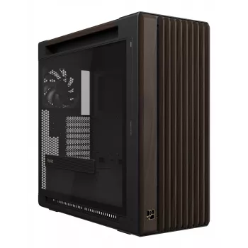 ASUS ProArt PA602 Wood Edition Modern musta - Tempered Glass Panel Midi Tower musta, puu