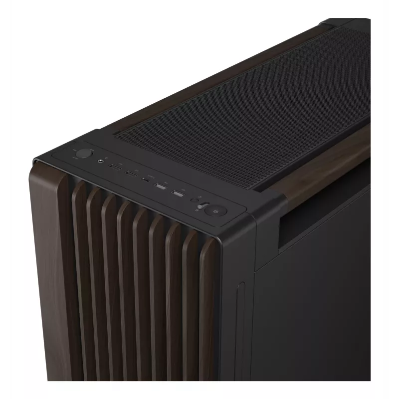 ASUS ProArt PA602 Wood Edition Modern musta - Tempered Glass Panel Midi Tower musta, puu