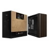 ASUS ProArt PA602 Wood Edition Modern musta - Tempered Glass Panel Midi Tower musta, puu