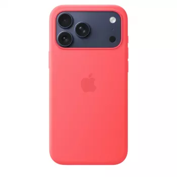Silikoninen suojakuori MagSafe-yhteensopiva Apple iPhone 17 Pro Max — Bright Guava (punainen), sopii 6,9 tuuman näytölle