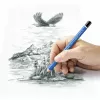 Lyijykynä Staedtler 100J 2B, siniseksi lakattu, 5,3 mm lyijy, 1 kpl