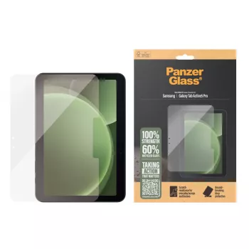 Näytönsuoja PanzerGlass Samsung Galaxy Tab Active5 Pro -laitteeseen — Ultra-Wide Fit, karkaistu lasi/PET, läpinäkyvä