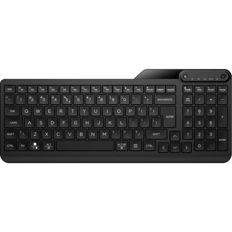 HP 475 kompakti langaton Dual-Mode-monilaitenäppäimistö, 2-vyöhykkeen asettelu (7N7B9AA#UUW)