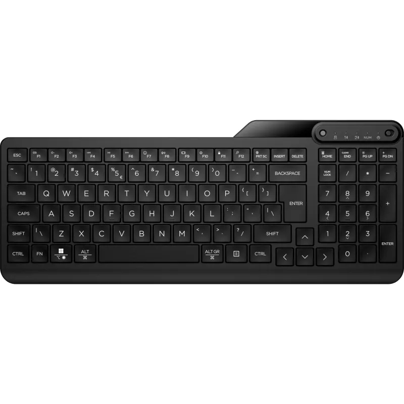 HP 475 kompakti langaton Dual-Mode-monilaitenäppäimistö, 2-vyöhykkeen asettelu (7N7B9AA#UUW)