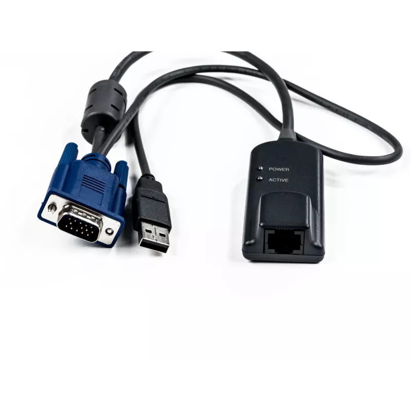 Vertiv Avocent MPUIQ-VMCHS kaapeli-liitäntä/sukupuolen vaihtaja VGA (D-Sub) USB 2.0 musta, sininen
