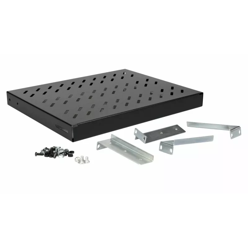 Rack-hylly Equip Variable Shelf 19' 1U 350MM musta