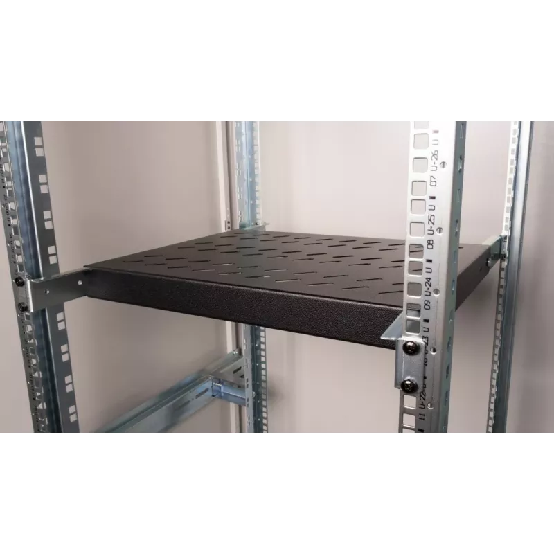 Rack-hylly Equip Variable Shelf 19' 1U 350MM musta