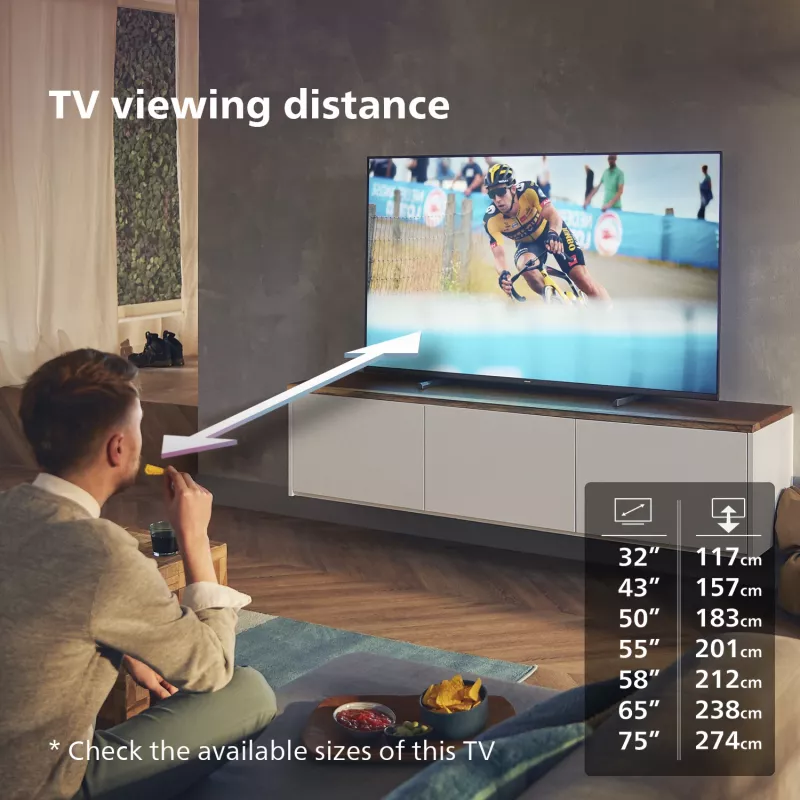 Philips 75PUS7608/12 7600-sarjan LED-televisio 189 cm (75") 4K UHD (2160p) älytelevisio