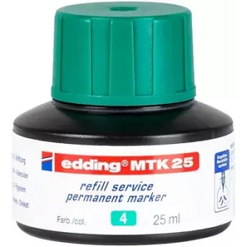 Marker-täyttömuste Edding MTK 25 vihreä 25 ml