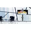Techly ICA-TR46 multimedia-rulla-/teline musta litteä näyttö