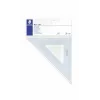 STAEDTLER Mars 567 26-45 Geodreieck-piirtokolmio, 26 cm, 45/45 astetta