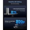 TerraMaster D1 SSD Pro SSD-kotelo alumiini M.2