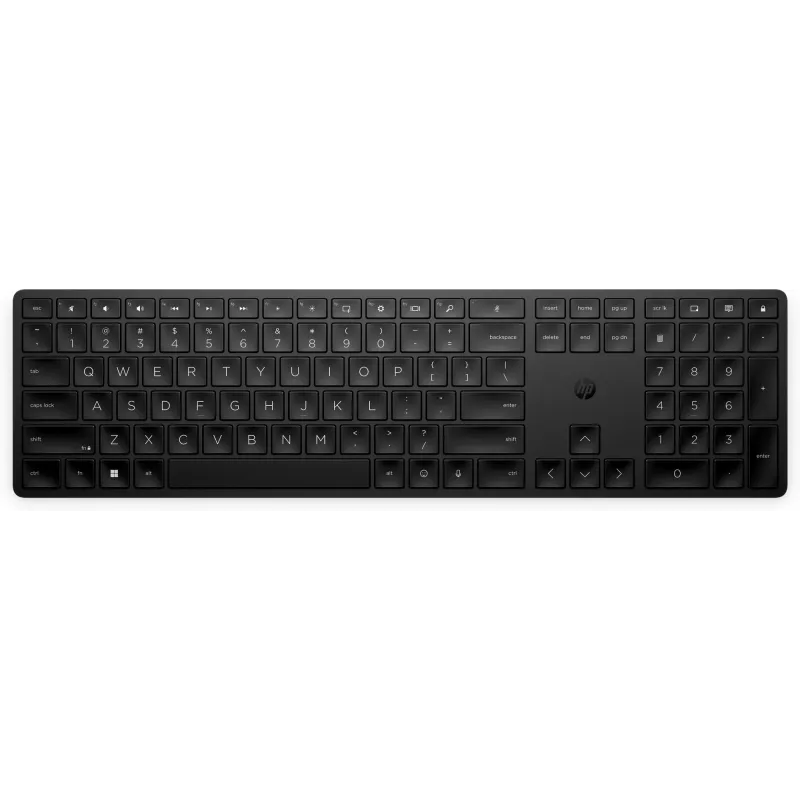 HP 455 ohjelmoitava langaton näppäimistö, täysikokoinen (100 %), langaton, RF Wireless, kalvo, musta