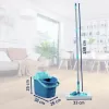 Lattianpuhdistussarja Leifheit PowerClean M 1055510 mikrokuituliinalla ja säädettävällä varrella