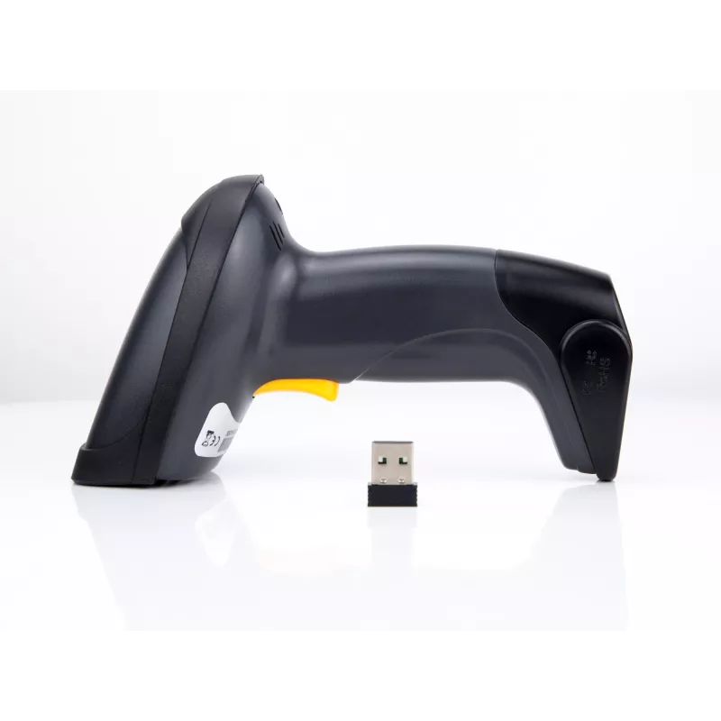 Equip langaton 1D laser -viivakoodilukija, jalustalla