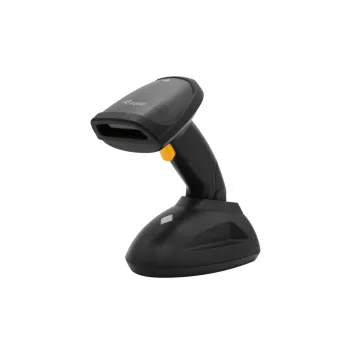 Equip langaton 1D-laser-viivakoodilukija, pitkä kantama, jalustalla