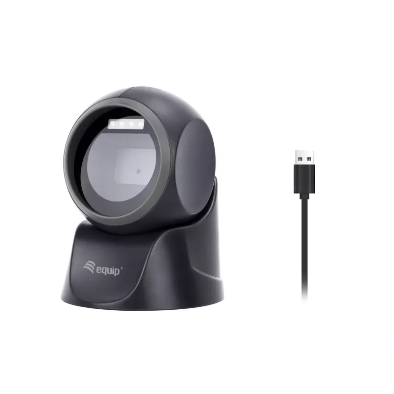 Equip USB 2D omnidirektionaalinen pöytäviivakoodilukija