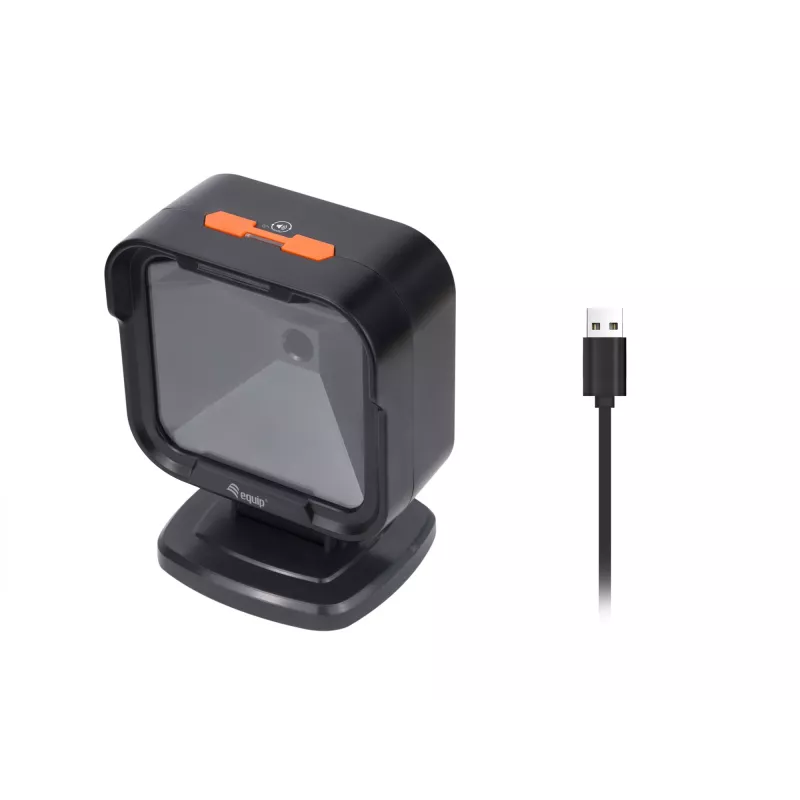 Equip USB 2D omnidirektionaalinen pöytälukija 1MP, kiinteä viivakoodilukija