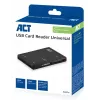 ACT USB 3.0 -kortinlukija AC6370 CF MMC MS Duo MicroSD SDHC musta