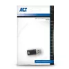USB-A-plugi USB-C-liitäntään -adapteri ACT AC7376 musta