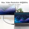 ACT USB 3.0 10Gbps 60W USB Type-C (suora) - USB Type-C (ylös/alas kulma) -kaapeli, 2 metriä