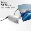 ACT USB 3.0 10Gbps 60W USB Type-C (ylös/alas kulma) - USB Type-C (ylös/alas kulma) -kaapeli, 1 metri