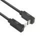 ACT USB 3.0 10Gbps 60W USB Type-C (ylös/alas kulma) - USB Type-C (ylös/alas kulma) -kaapeli, 2 metriä
