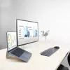 Kannettavan tietokoneen teline ACT AC8115 alumiini harmaa 190x260x90 mm