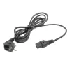 ACT virtakaapeli CEE 7/7 plugi (kulma) - C13 IEC Lock musta 5 m, EL269S