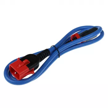 ACT virtakaapeli C13 IEC Lock+ - C14 IEC Lock Dual Locking sininen 1,5 m, PC3621