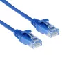 ACT sininen 1,5 m LSZH U/UTP CAT6 Datacenter Slimline -verkkokaapeli ilman salpaa RJ45-liittimillä