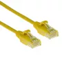 ACT keltainen 1 m LSZH U/UTP CAT6 Datacenter Slimline -verkkokaapeli ilman salpaa RJ45-liittimillä