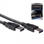 USB 3.0 A uros - USB A uros 5,00 m, ACT, SB0002