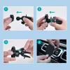Magneettinen auton puhelinteline CHOETECH iPhone 12:lle, ilmastointiritiläkiinnitys, kompakti teline