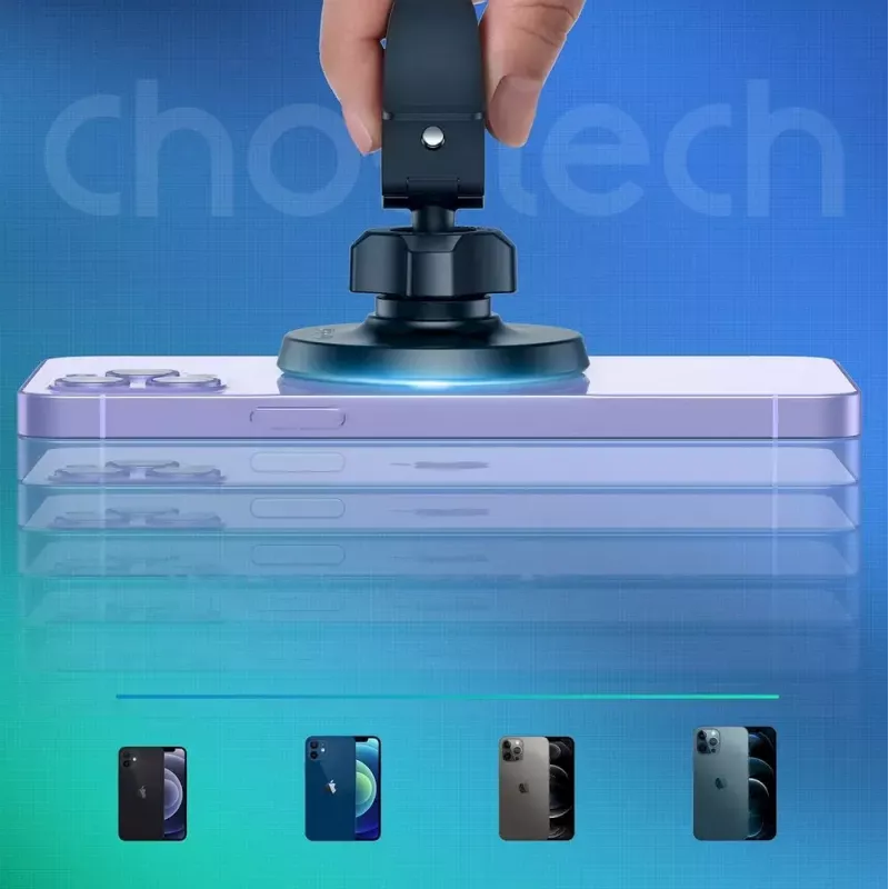 Magneettinen auton puhelinteline CHOETECH iPhone 12:lle, ilmastointiritiläkiinnitys, kompakti teline