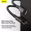 Kaapeli Baseus Tungsten Gold 1 m musta Lightning - USB C