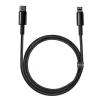 Kaapeli Baseus Tungsten Gold 1 m musta Lightning - USB C