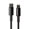 Kaapeli Baseus Tungsten Gold 1 m musta Lightning - USB C